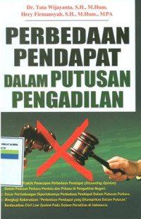 Perbedaan pendapat dalam putusan pengadilan