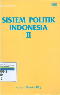 Sistem politik Indonesia II