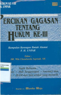 Percikan gagasan tentang hukum ke-III