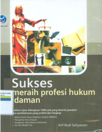 Sukses meraih profesi hukum idaman