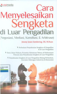 Cara menyelesaikan sengketa di luar pengadilan