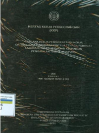 Diklat PIM IV: Rencana kerja peningkatan kinerjaoptimalisasi pembinaan kinerja tenaga pembuat laporan pada sub bagian keuangan pengadilan tinggi jayapura