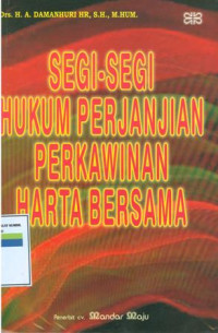 Segi-segi hukum perjanjian perkawinan hukum bersama