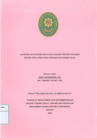 Diklat Prajabatan Gol.III Angkatan XLV: Laporan aktualisasi nilai-nilai dasar profesi pegawai negeri sipil (pns) pada pengadilan negeri raha