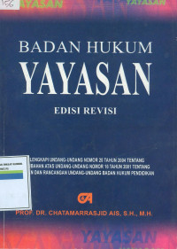 Badan hukum yayasan