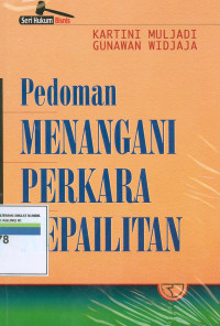 PEDOMAN MENANGANI PERKARA KEPAILITAN