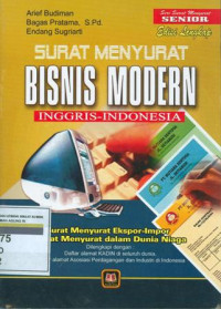 Surat menyurat bisnis modern : Inggris - Indonesia