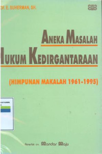 Aneka masalah hukum kedirgantaraan