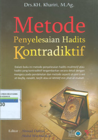 Metode penyelesaian hadits kontradiktif