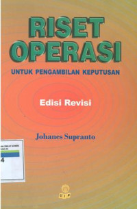 Riset operasi untuk pengambilan keputusan