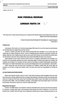 Hak kerja pekerja migran : lembar kerja 24