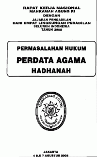 Permasalahan  hukum perdata agama