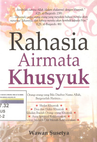 Rahasia airmata khusyuk